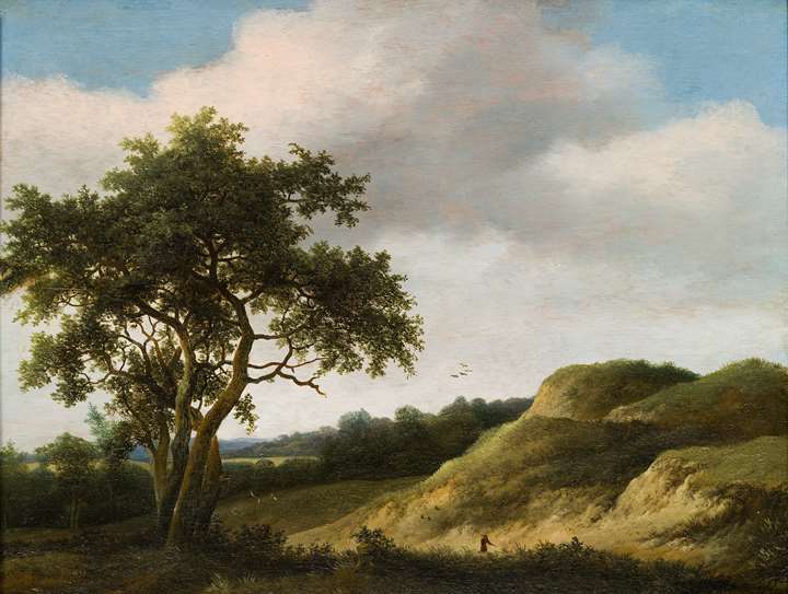 A Dune Landscape with a solitary Figure.